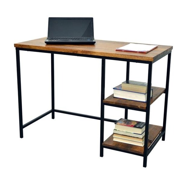 Carolina Cottage CF4220CHETBK Brayden Chestnut Desk with Shelves - 20 x 30 x 42 in. CF4220CHETBK - main